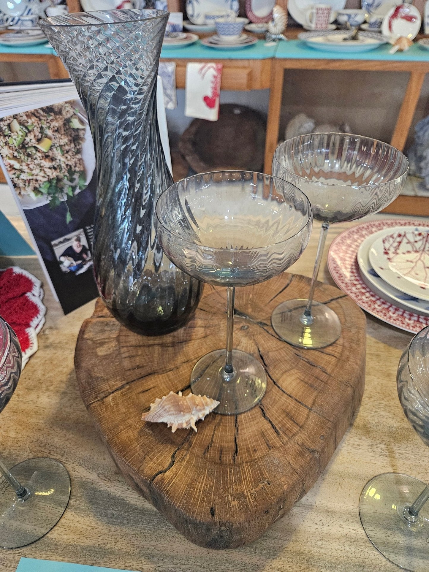 Rustic Wood Slab Riser - Accent DecorLoving Coastal Living