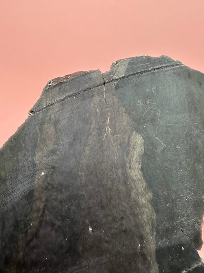 Velvet Obsidian Mineral - 5.75"x4.75"x1"