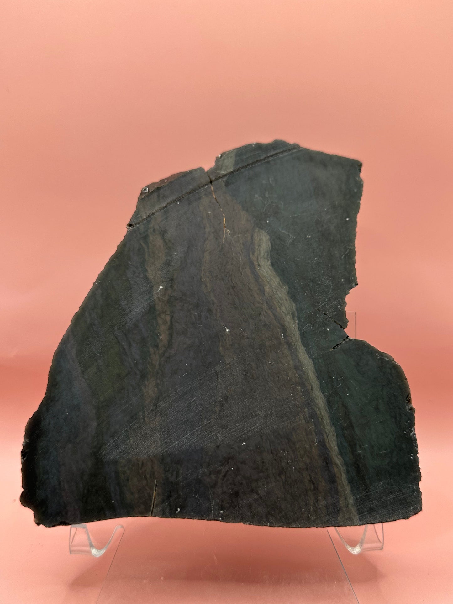 Velvet Obsidian Mineral - 5.75"x4.75"x1"