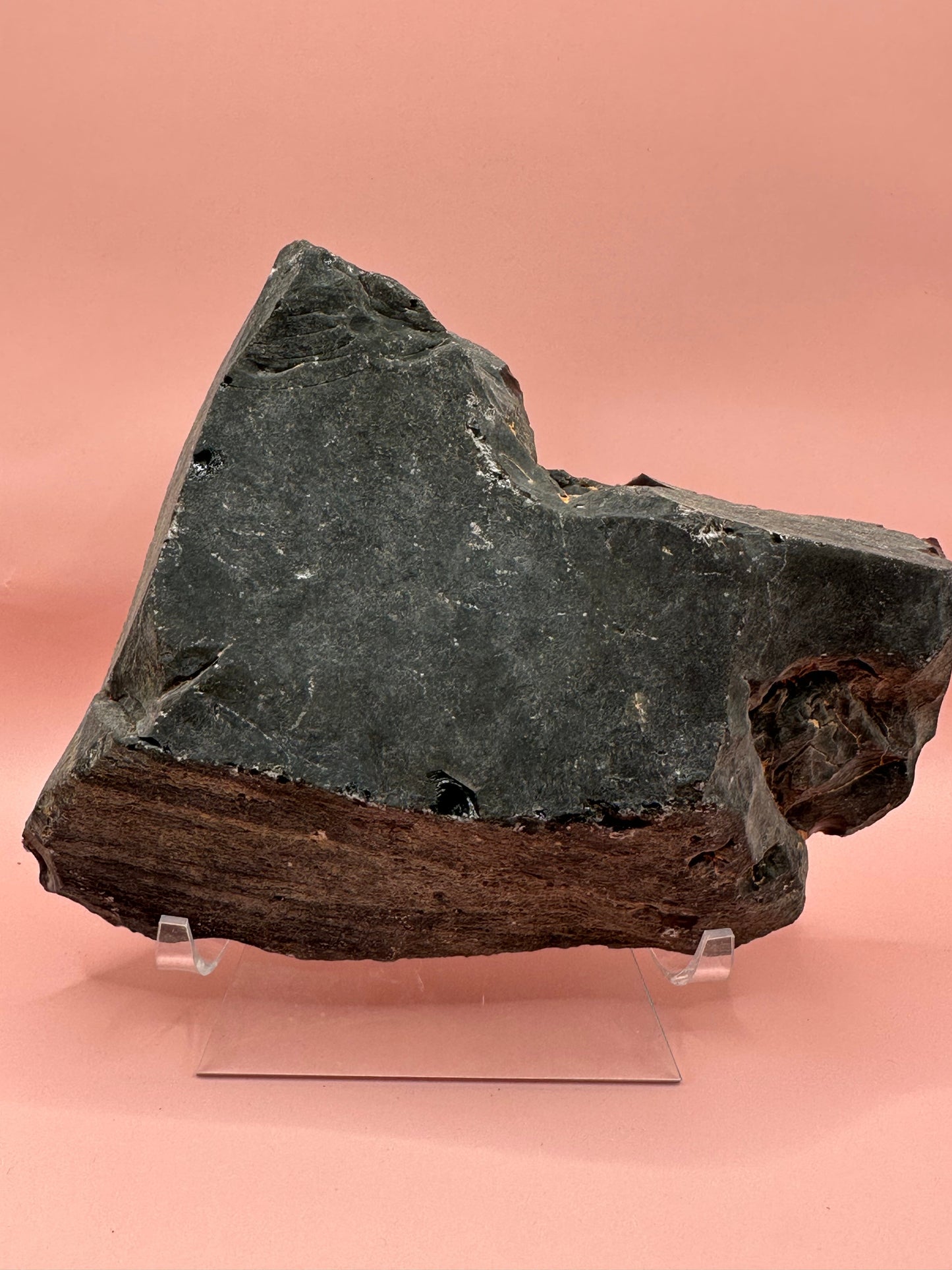 Velvet Obsidian Mineral - 5.75"x4.75"x1"