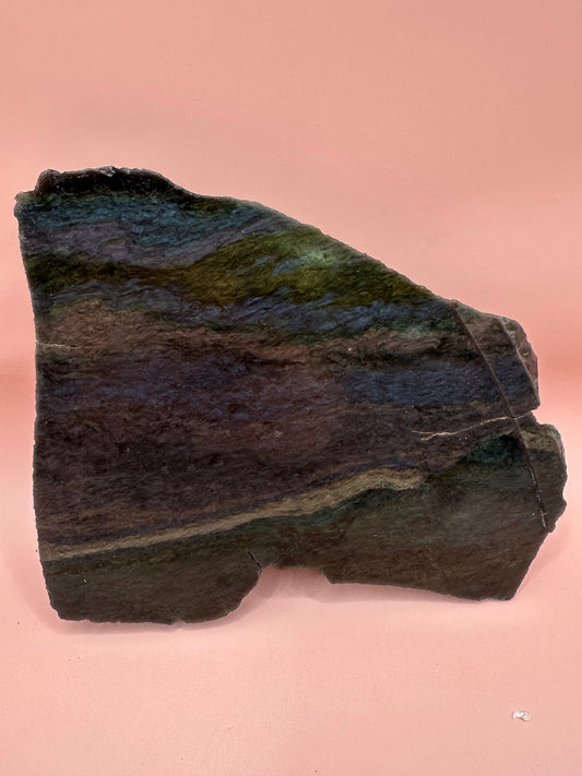 Velvet Obsidian Mineral - 5.75"x4.75"x1"