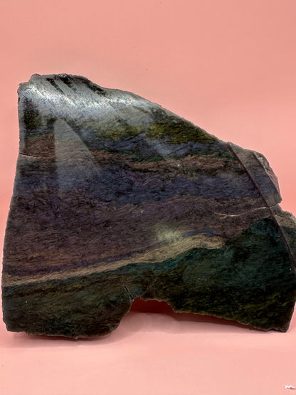 Velvet Obsidian Mineral - 5.75"x4.75"x1"