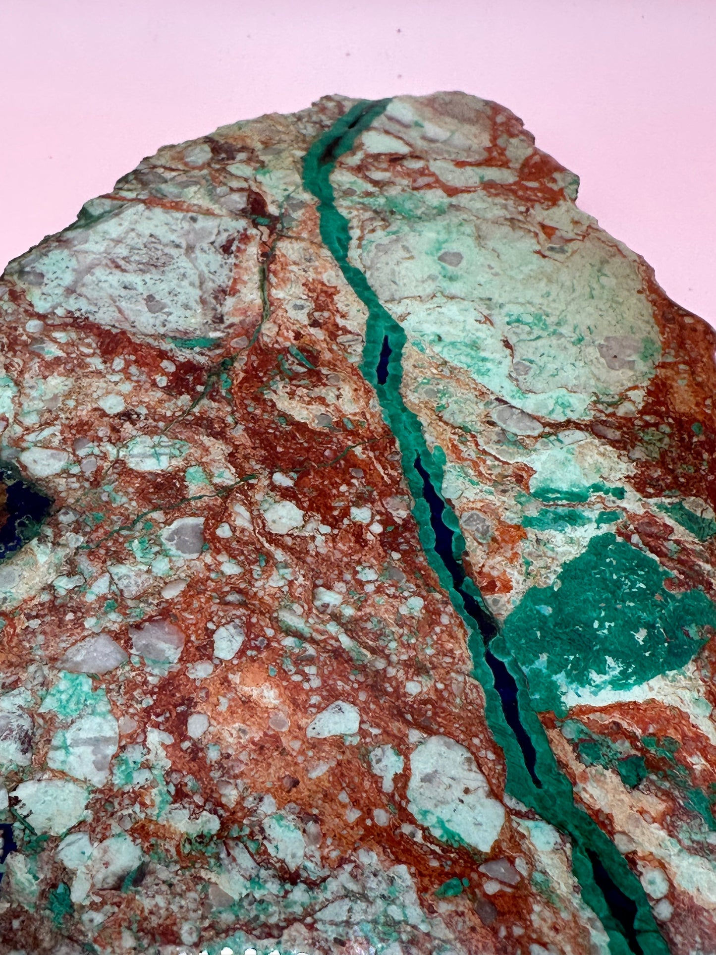 Malachite Azurite Slab - 7"x5"x0.3"