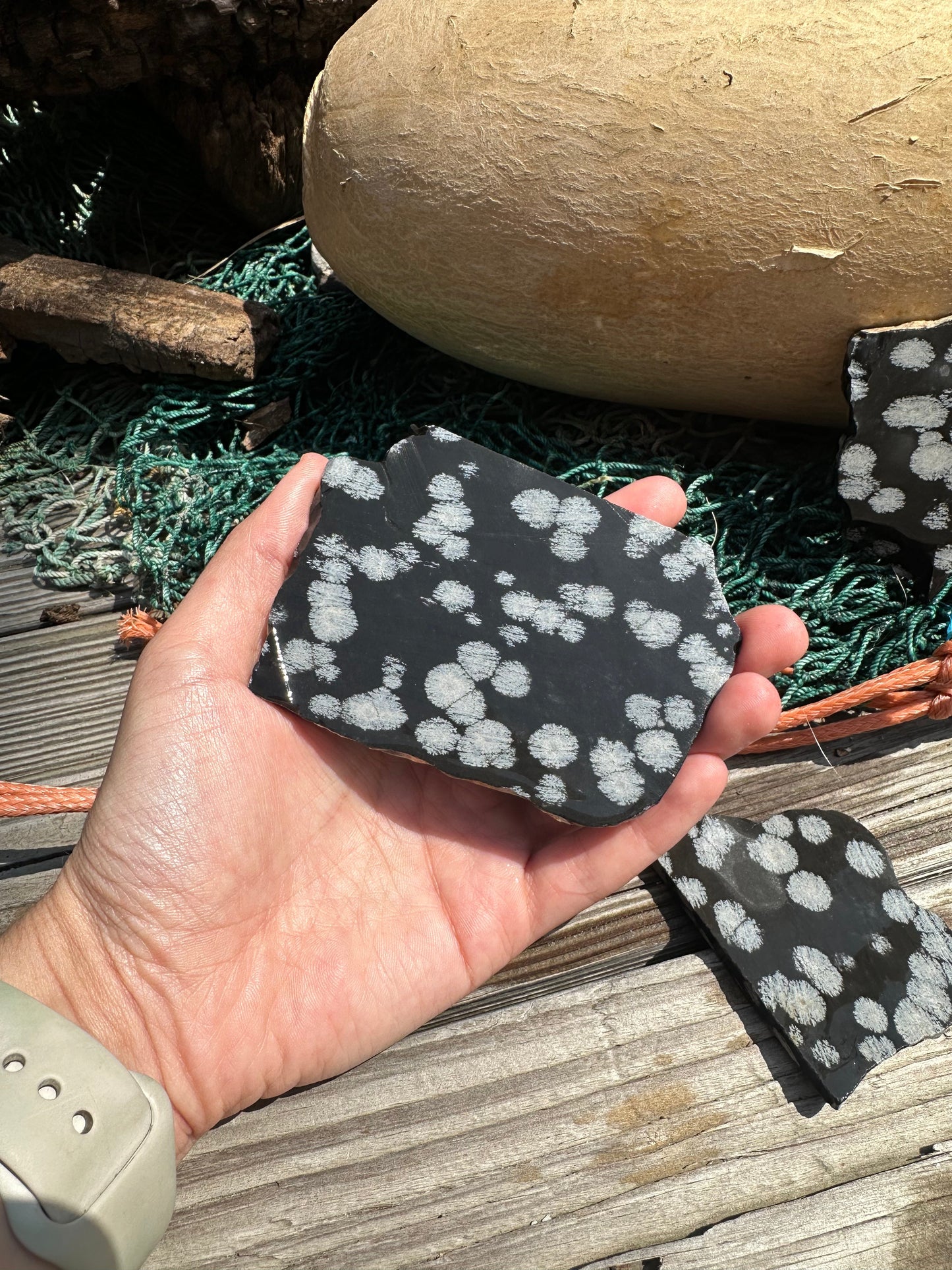 Snowflake Obsidian Slab