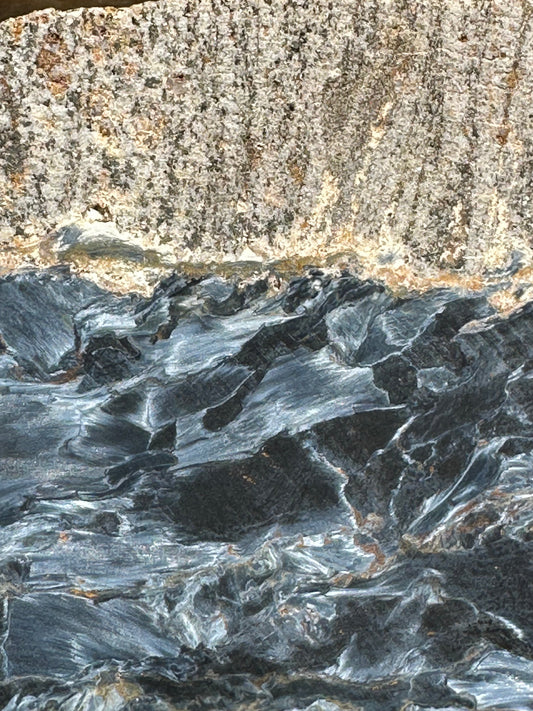 Pietersite Slab - 5.6x1.9x0.2" (Ouitja mine in Namibia)