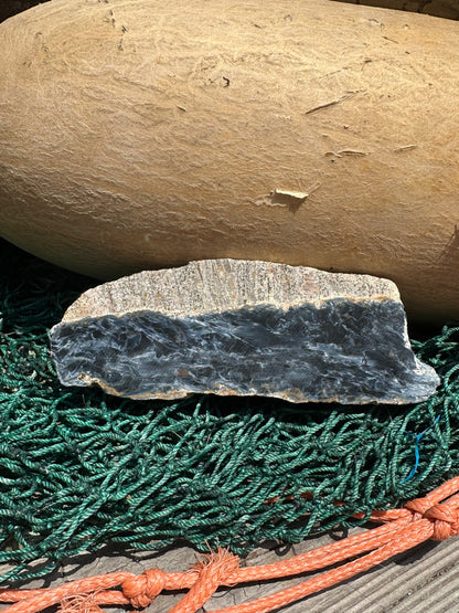 Pietersite Slab - 5.6x1.9x0.2" (Ouitja mine in Namibia)