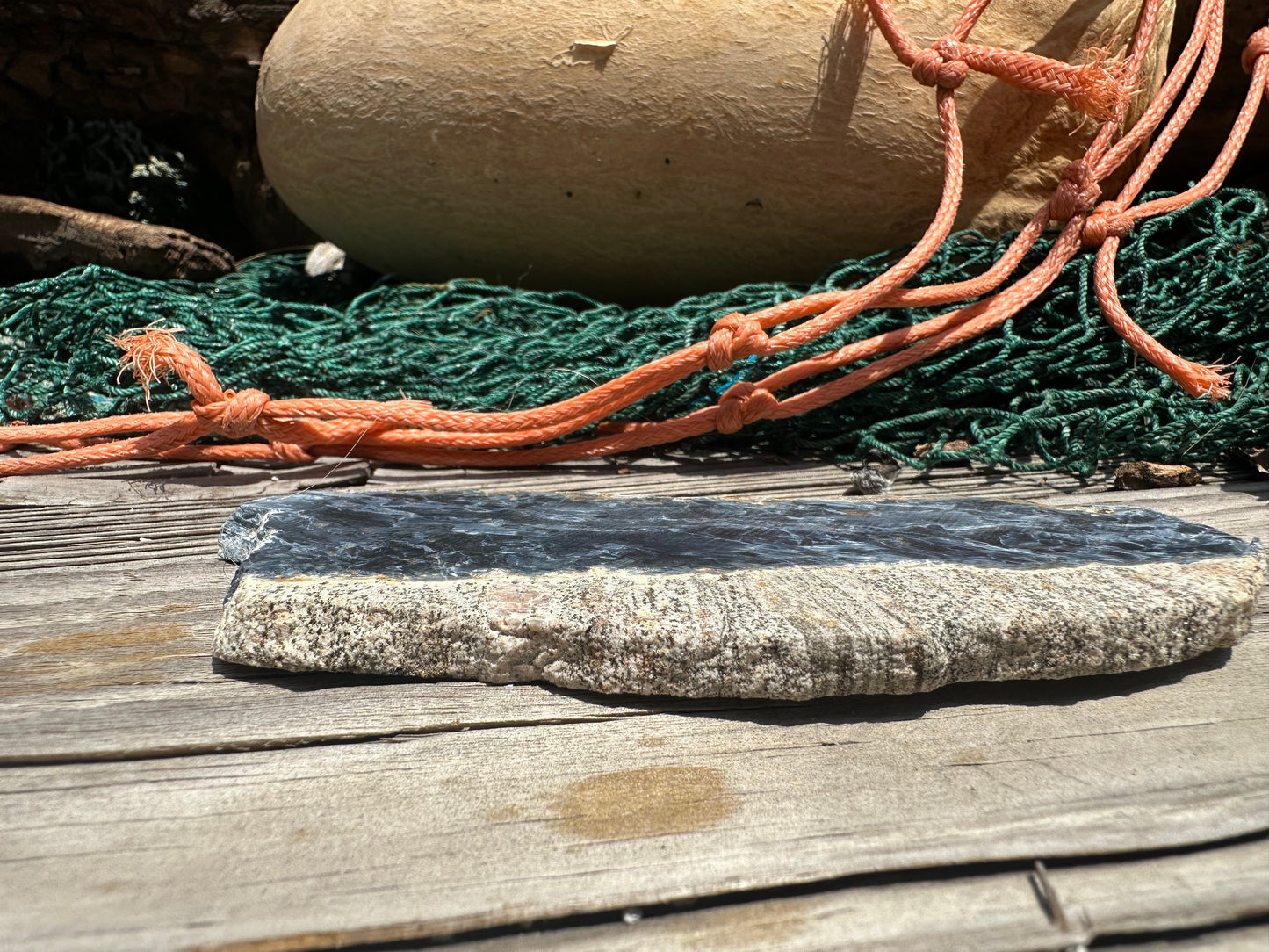 Pietersite Slab - 5.6x1.9x0.2" (Ouitja mine in Namibia)