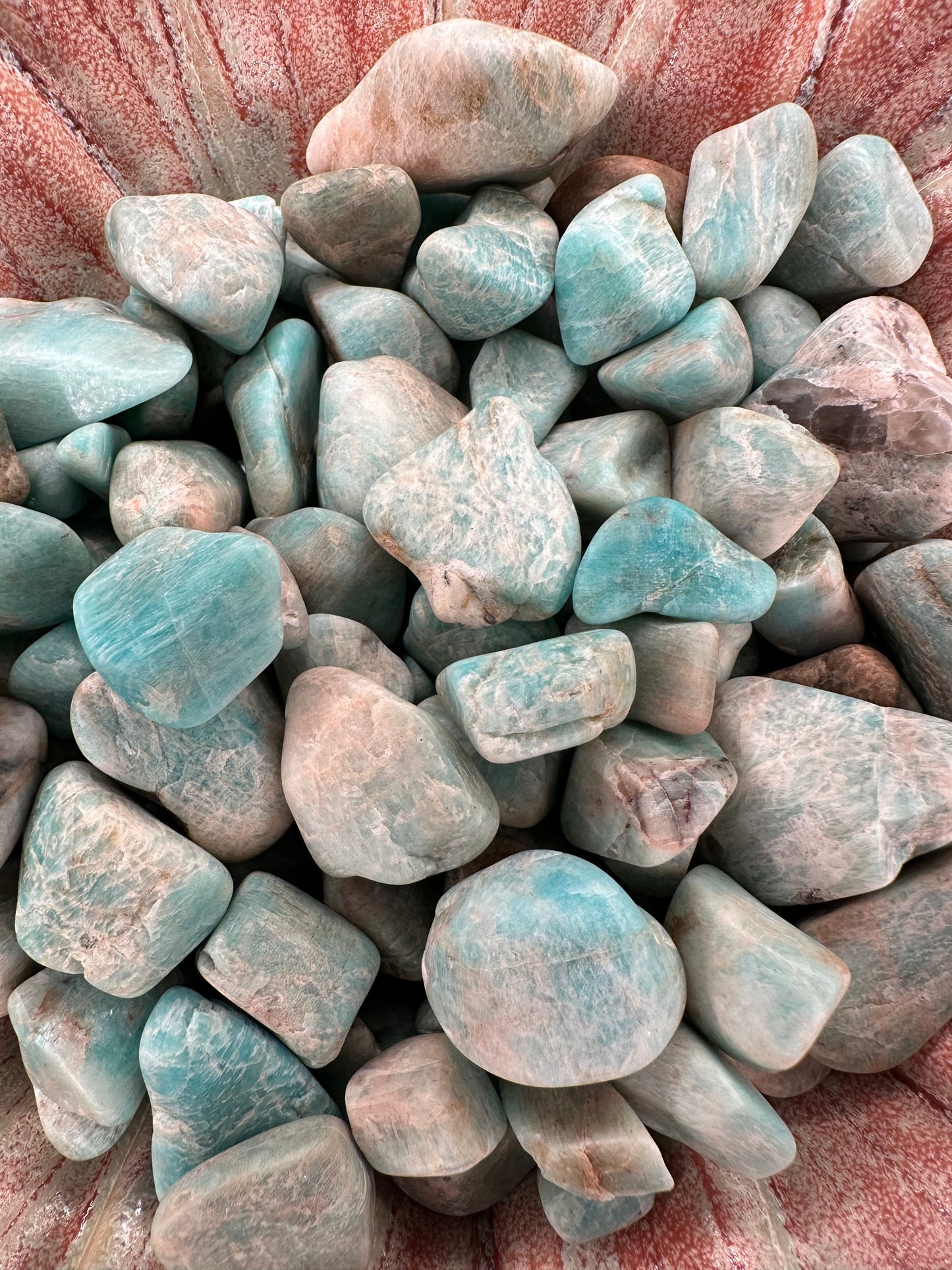 Raw Tumbled Larimar Pieces for Jewelry Supply & Crafts