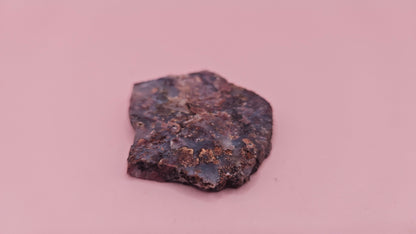 11g Moss Agate slab with taupe and lavender tones and root-like veining, 1.3x1.2 inches, displayed in hand.