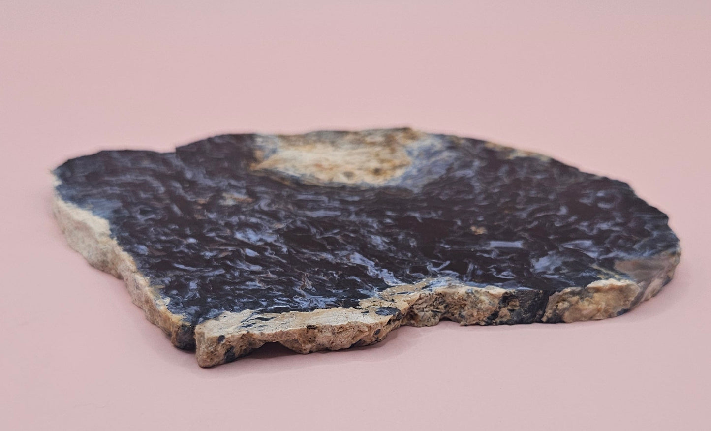 Rare Namibian Petersite stone specimen for mineral collectors, metaphysical decor, geology enthusiasts