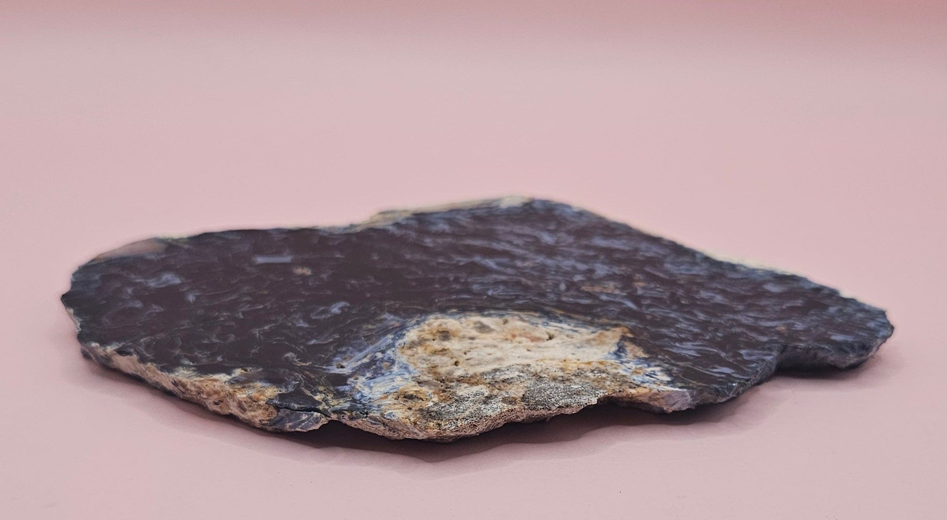 Rare Namibian Petersite stone specimen for mineral collectors, metaphysical decor, geology enthusiasts