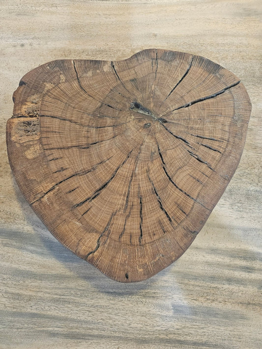 Rustic Wood Slab Riser - Accent DecorLoving Coastal Living